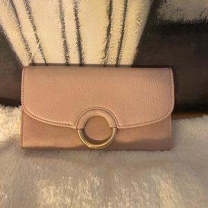 LAUREN CONRAD Clutch Tan